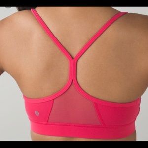 LULULEMON NWT Flow Y Bra IV BOOM JUICE size 8